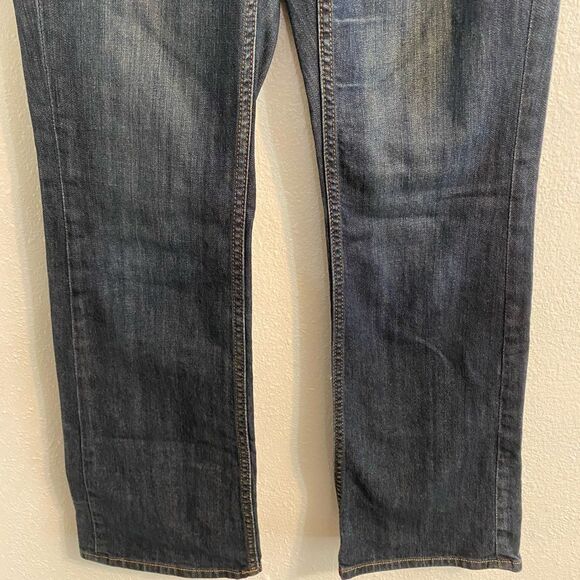 Banana Republic 2P Stretch Denim Jeans Cotton Straight Leg Preppy Minimal UB1-20 - Picture 3 of 10